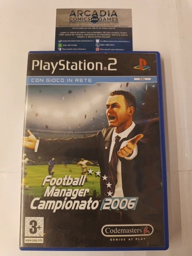 Football Manager Campionato 2006 Playstation 2 PS2 Versione italiana